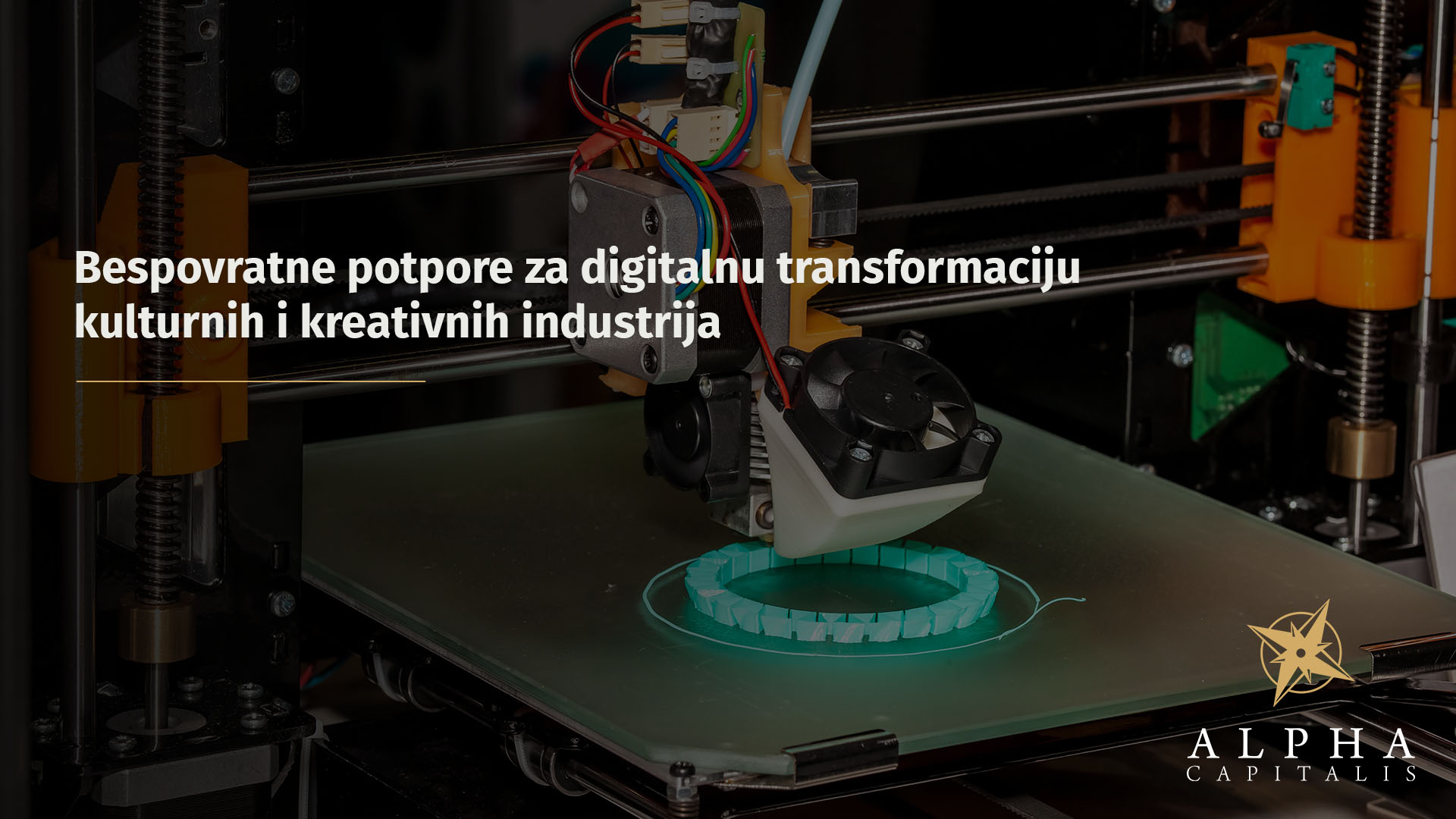 Bespovratne potpore za digitalnu transformaciju kulturnih i kreativnih industrija